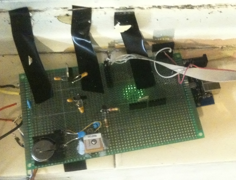 The magnetometer circuit board